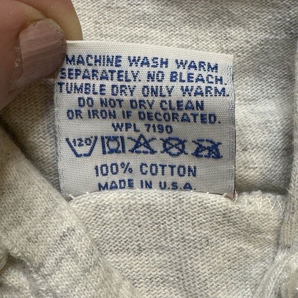 Vintage Duke Blue Devils Hoodie Tee XL 90s All Star Designs USA Single Stitch - Picture 4 of 7